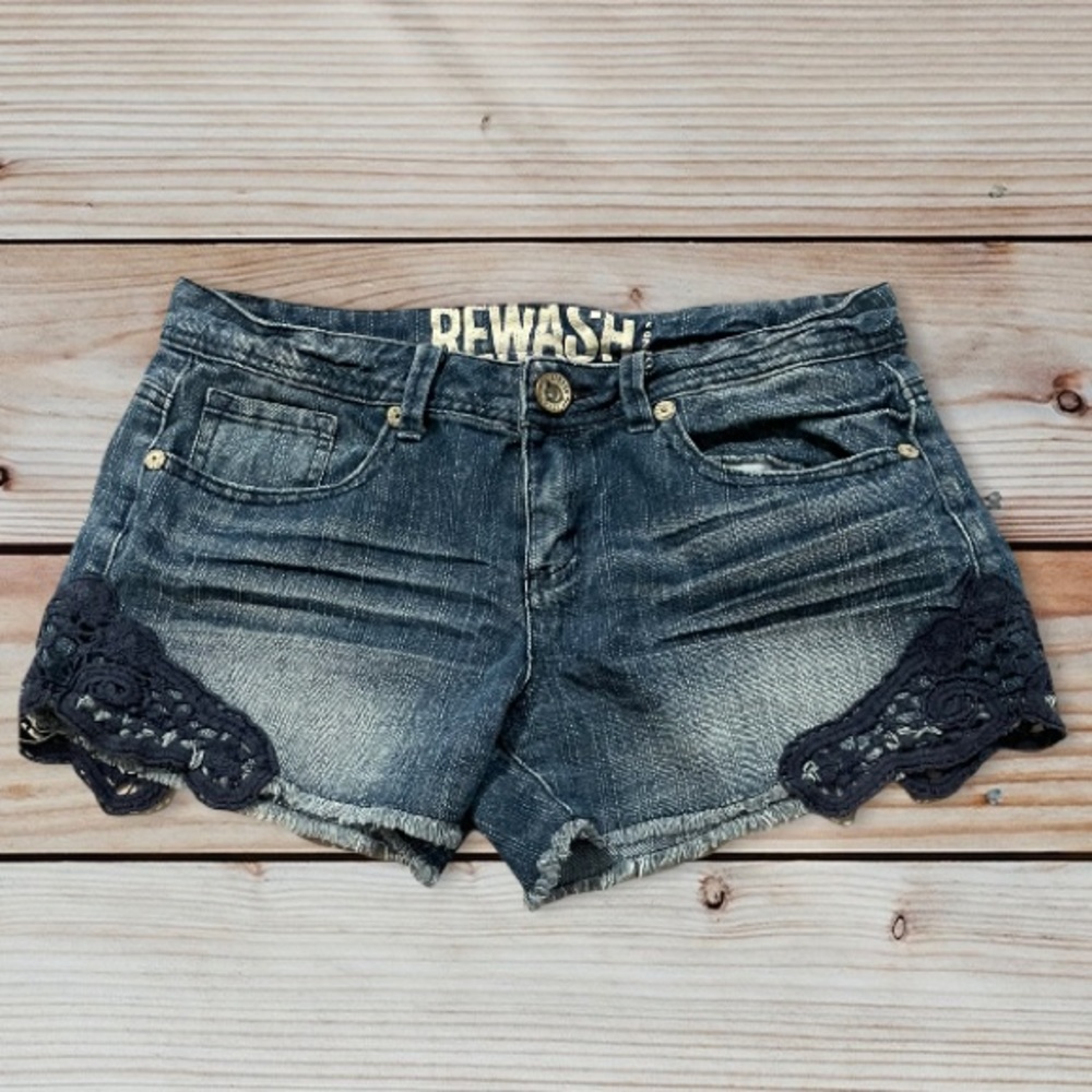 Jean Lace Shorts